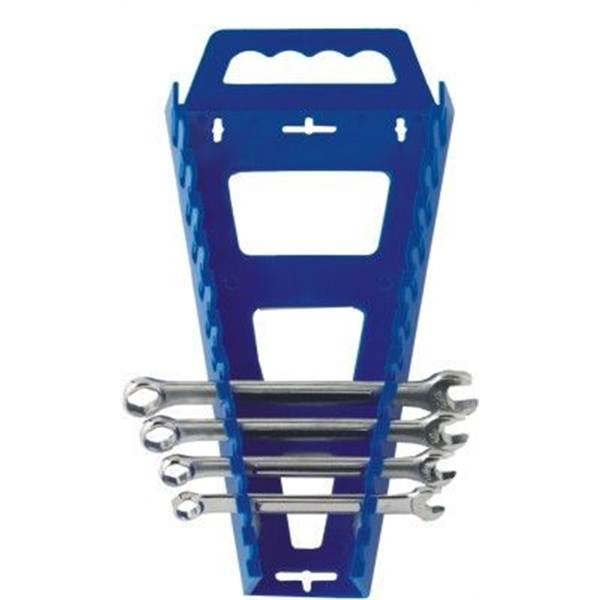 Hansen Global Universal Wrench Rack, Holds 13 Wrenches, Blue 5300